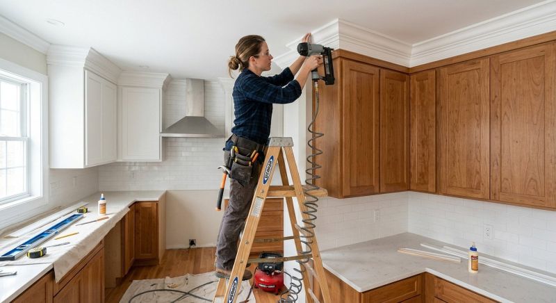 Crown Molding Installation in Kansas City, KS